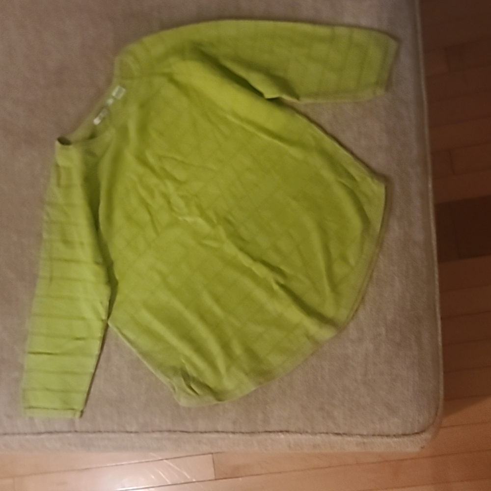 Eight Eight Eight medium lime green cotton shirt